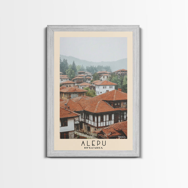 Alepu, Bulgaria Watercolor Print, Vacation Gift, Bulgaria Wall Art, Beach Painting, Beach Decor, Beach Or Lakehouse Art