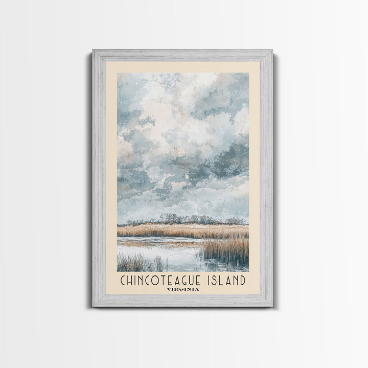 Chincoteague Island, Virginia Watercolor Print, Vacation Gift, Virginia Wall Art, Beach Painting, Beach Decor, Beach Or Lakehouse Art