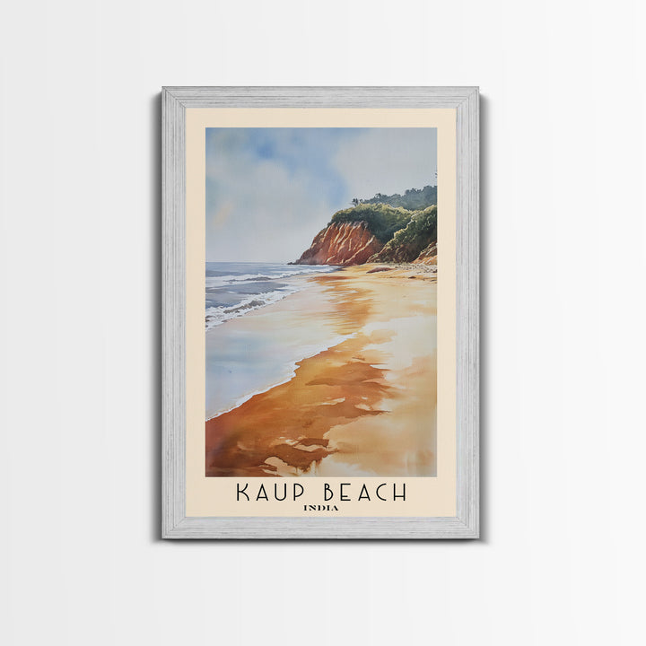 Kaup Beach, India Watercolor Print, Vacation Gift, India Wall Art, Beach Painting, Beach Decor, Beach Or Lakehouse Art