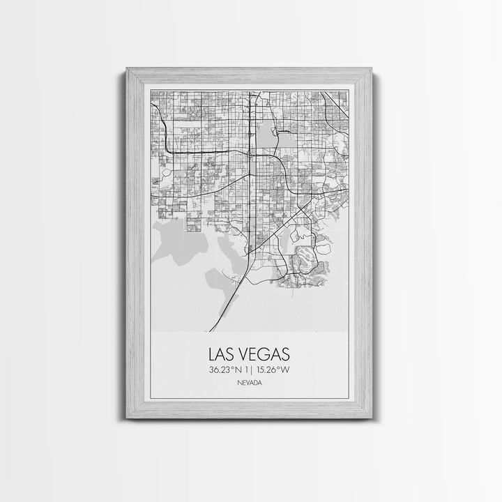 Las Vegas Street Map, Nevada Map, City Map Art, Modern Wall Art, Wall Art, Canvas Print, Travel Wall Décor, Dorm Wall Print, Couples Gift