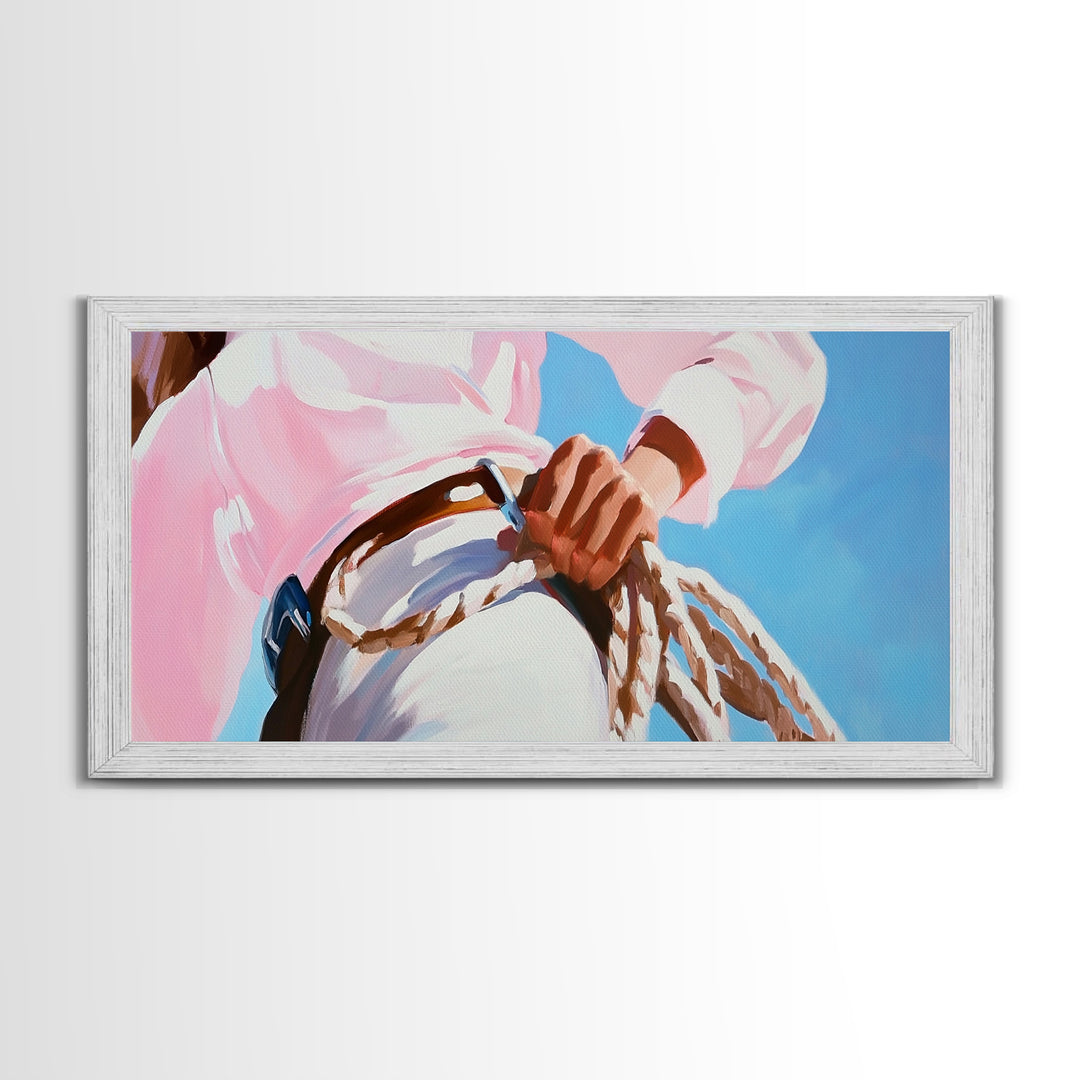 Cowgirl, western lifestyle, rustic wall art, framed canvas print, above couch art, black cowgirl painting, original painting, boho art