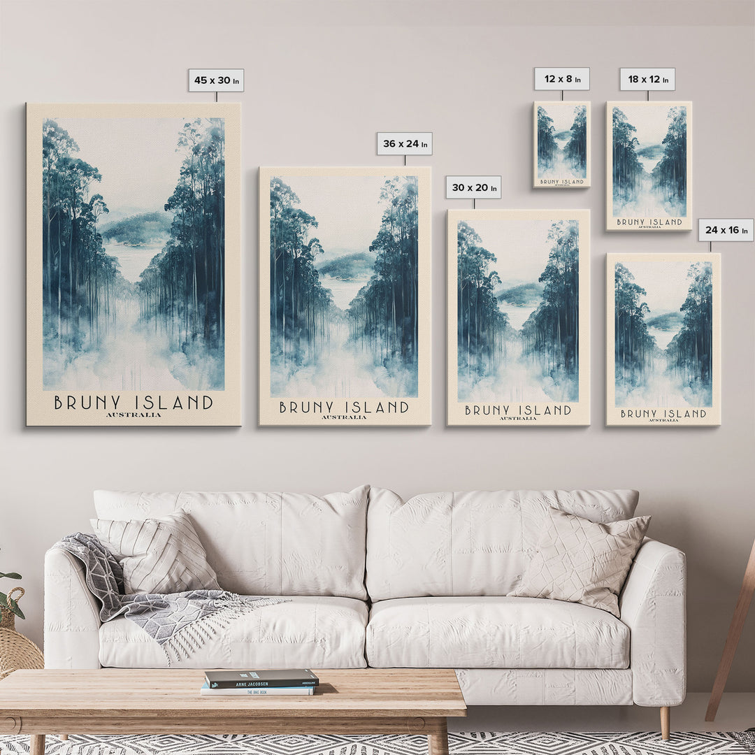 Bruny Island, Australia Watercolor Print, Vacation Gift, Australia Wall Art, Vacation Wall Art, Vacatation Memories, Beach Decor, Beach Or Lakehouse Art