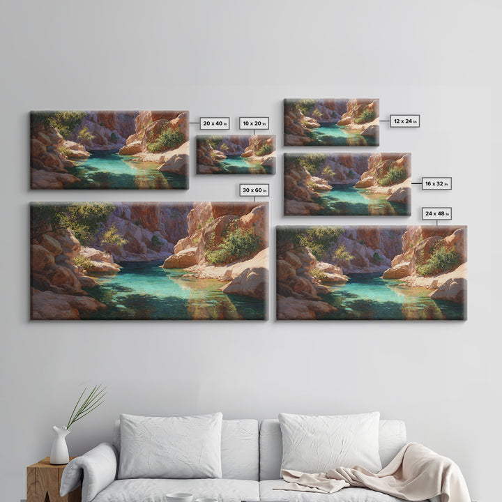 Wild Horses Running Through Prairie Landscape Original Western Artwork Rustic Framed Canvas Print Perfect For Country Home Decor or Man Cave Wall Art