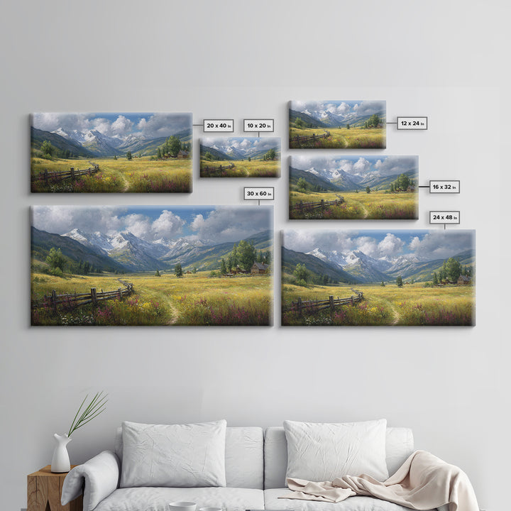 Dramatic Autumn Fire Landscape Painting With Burning Grass And Fiery Sky Wall Art