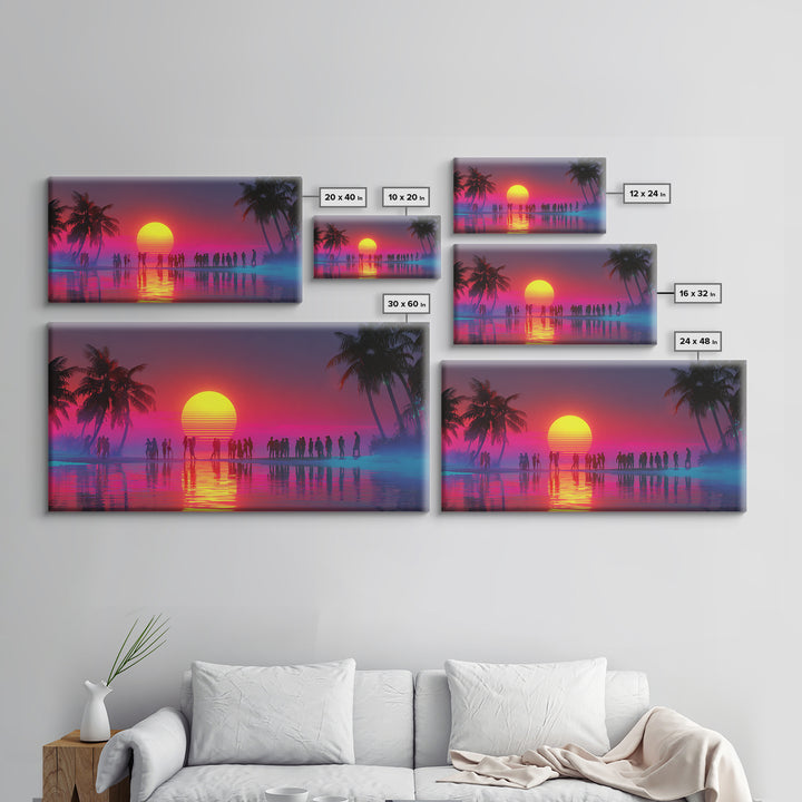 Stunning Asian Landscape With Waterfall And Lone Traveler Classic Oriental Wall Art Framed Canvas Print Zen Home Decor