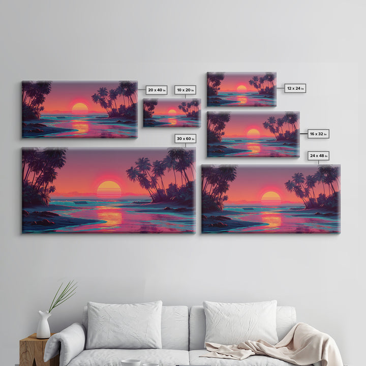 Amazing Ocean Light Rays Breaking Through Cloudy Sky Over Rolling Prairie Landscape Framed Canvas Print Modern Wall Art
