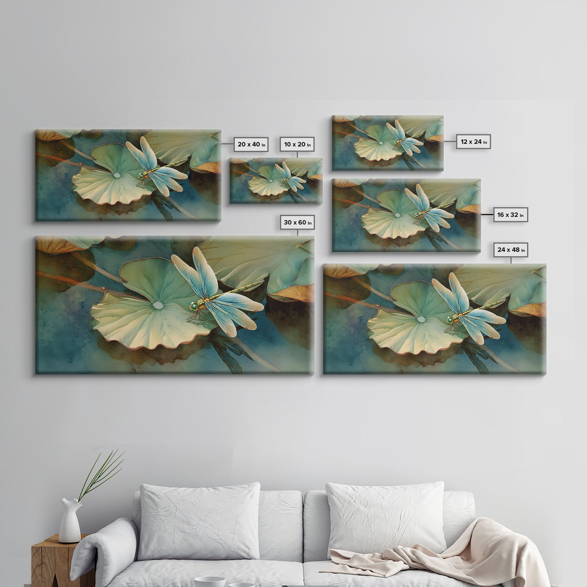 Serene Buddha Statue Surrounded By Candles Spiritual Wall Art Canvas Print For Meditation Room, Yoga Studio, Zen Home Decor Gift