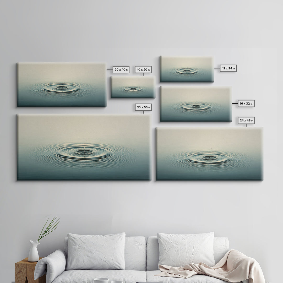 Sunset Boat Cruise Scene Over Water Bright Orange Sky Nautical Landscape Painting Canvas Print Wall Art