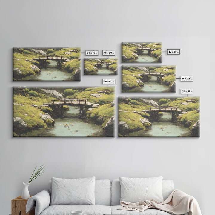 Serene Lake At Dawn With Fisherman In Rowboat And Misty Atmosphere Wall Art