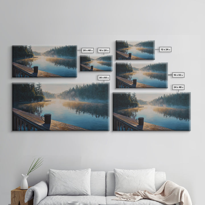 Sunny Caribbean Pier With Vacationers And Turquoise Waters Oil Painting Canvas Print Wall Art For Tropical Coastal Home Decor