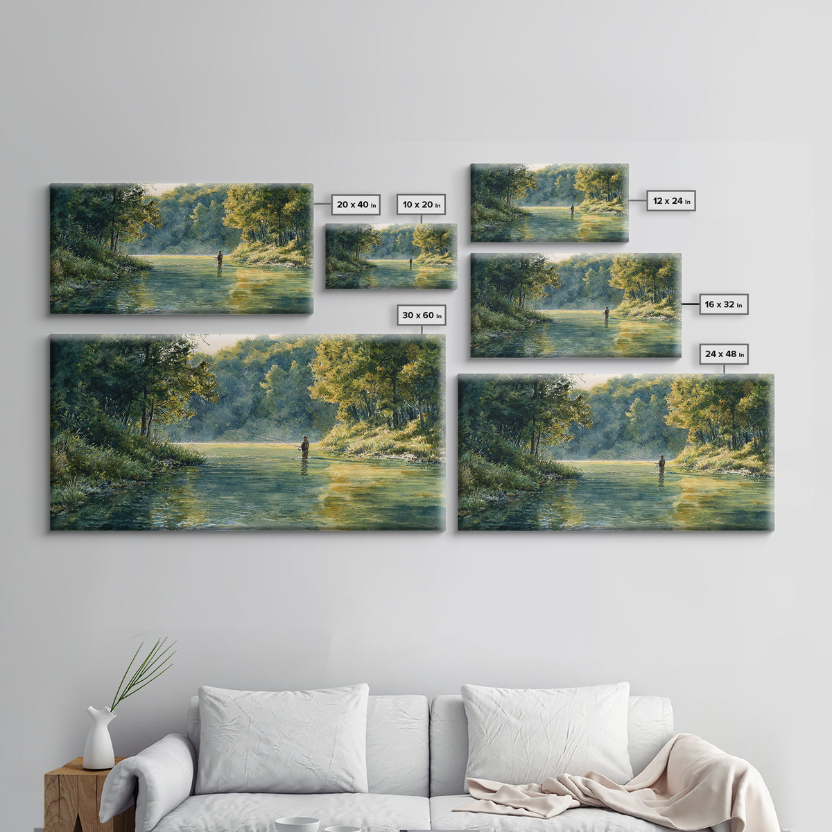 Stunning Sunset Over Majestic Mountain Landscape With Warm Light Large Framed Canvas Print Modern Wall Art For Living Room Decor