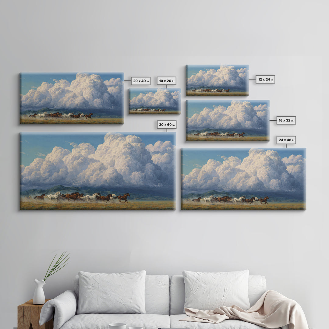 Lush Mountain Stream Landscape With Blue Sky Original Oil Painting Wall Art For Rustic Farmhouse Or Cabin Decor Framed Canvas Print Gift For Nature Lover