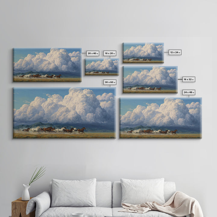 Lush Mountain Stream Landscape With Blue Sky Original Oil Painting Wall Art For Rustic Farmhouse Or Cabin Decor Framed Canvas Print Gift For Nature Lover