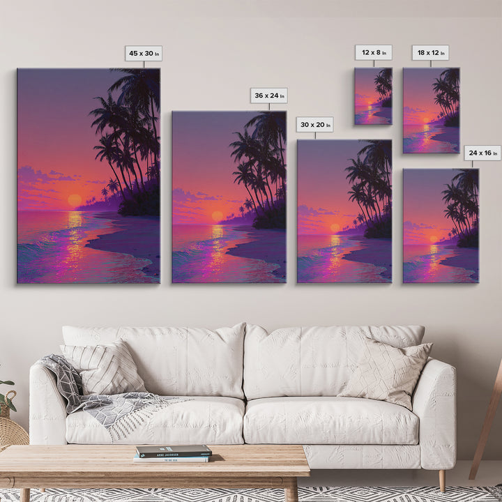 Romantic Dramatic Mountain Peaks And Hiking Trail Scenic Wall Art Plain Canvas Print Nature Landscape Painting For Living Room Decor