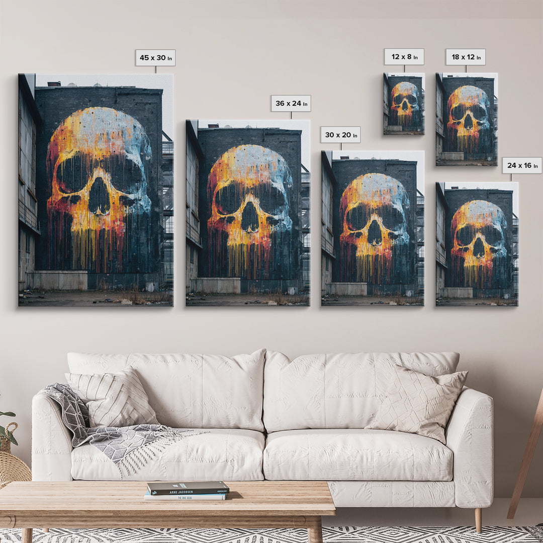 Dramatic Lightning Storm Over Knight Raising Sword Medieval Fantasy Painting | Fantasy Wall Art Canvas Print For Office Decor