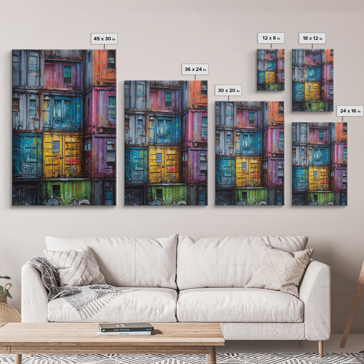Epic Giant Breaking Chains Between Ancient Columns Wall Art Canvas Print Powerful Mythical Painting
