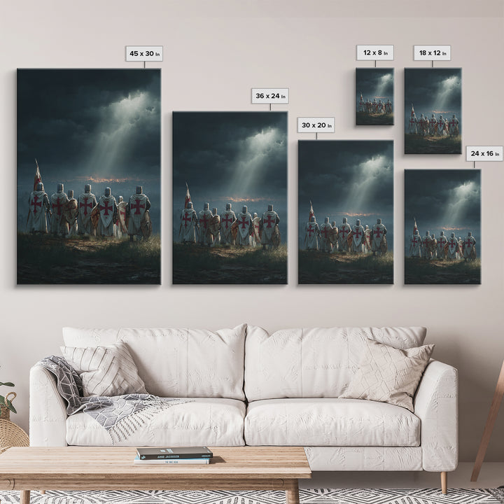 Realistic Polar Bear Urban Mural Wall Art Canvas Print For Contemporary Home And Eclectic Wall Decor