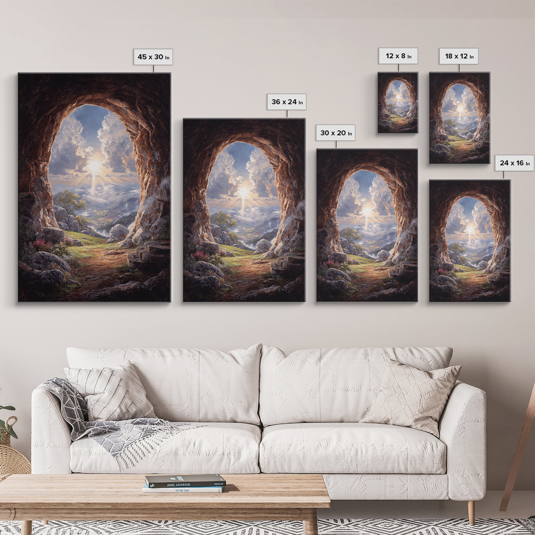 Peaceful Person Paddleboarding On Calm River At Sunrise Serene Landscape Oil Painting Wall Art For Tranquil Bedroom Decor
