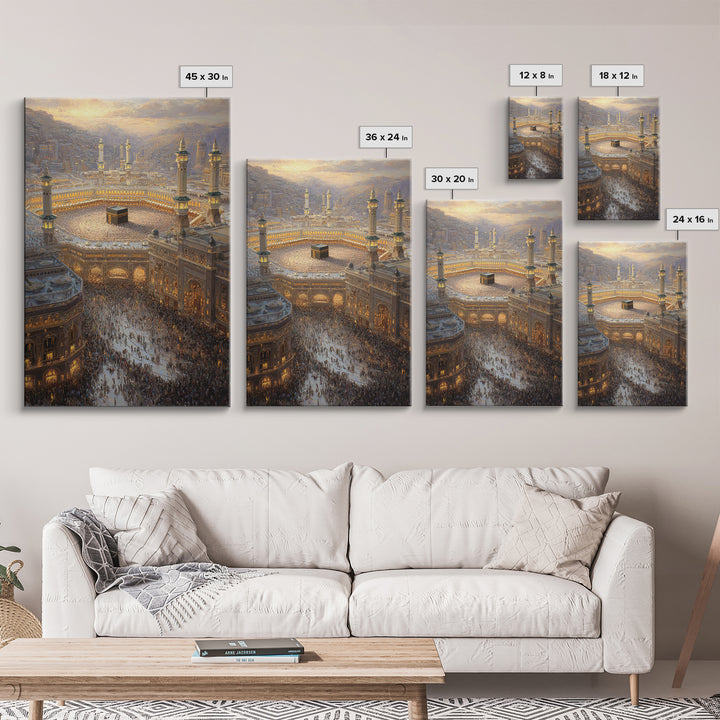 Vibrant Sunrise Over Serene Lake With Kayaker Watercolor Painting Canvas Print Home Decor Wall Art