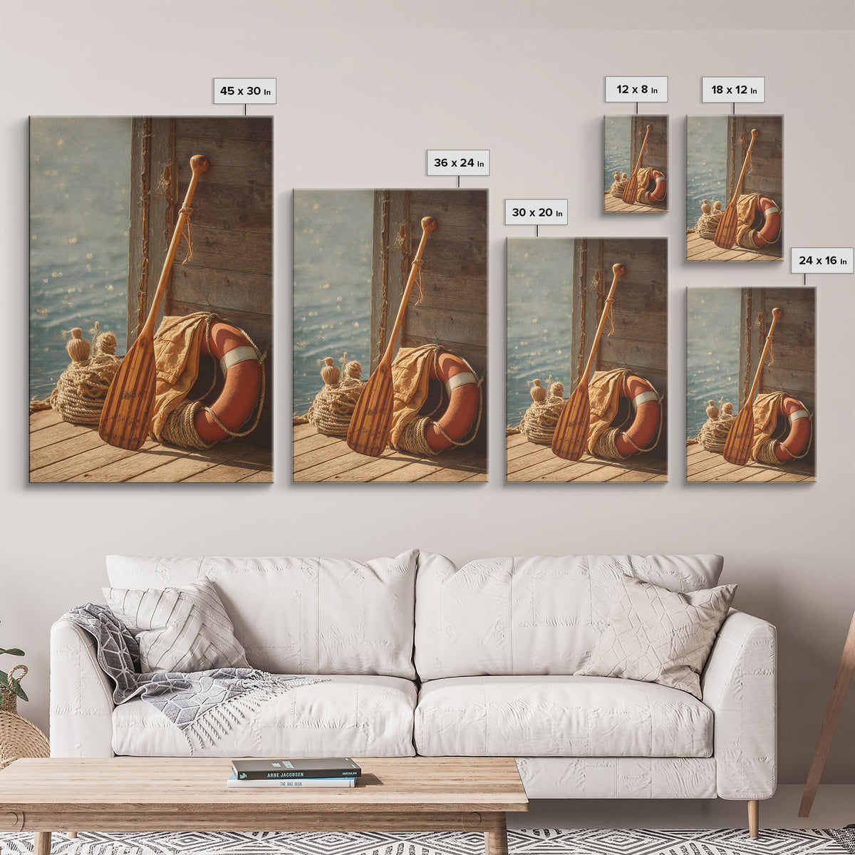 Stargazing Astronomer In Study With Celestial Maps And Domed Observatory Wall Art Framed Canvas Print For Office
