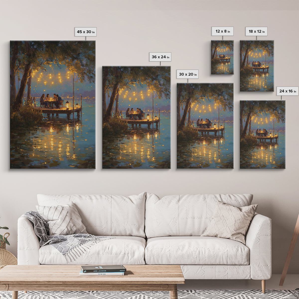 Vibrant Retro Futuristic Sunset With Lightning Over Neon Mountains Wall Art Canvas Print Modern Art For Home