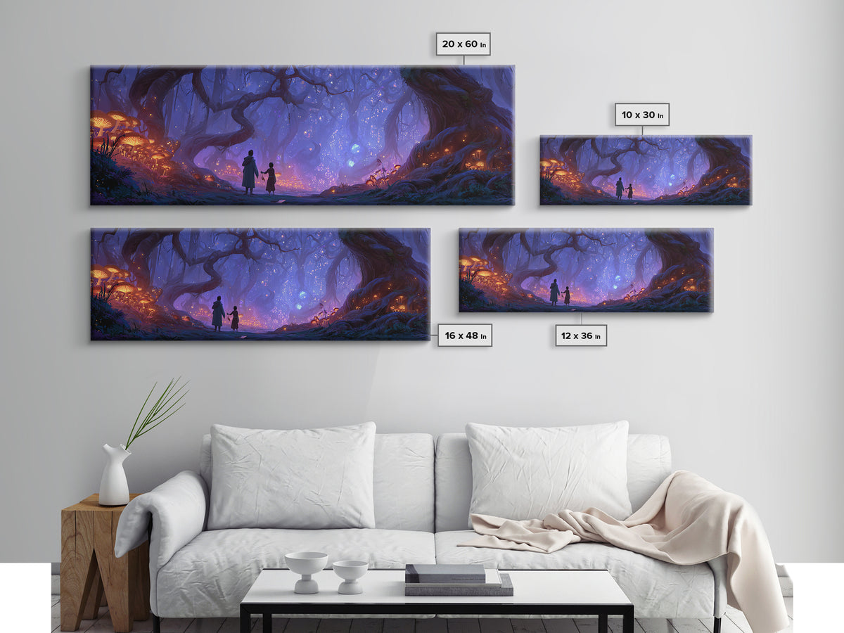 Subway Interior Vivid Street Art With Wolf Mural Framed Canvas Print Urban Wall Art For Modern Living Room Decor