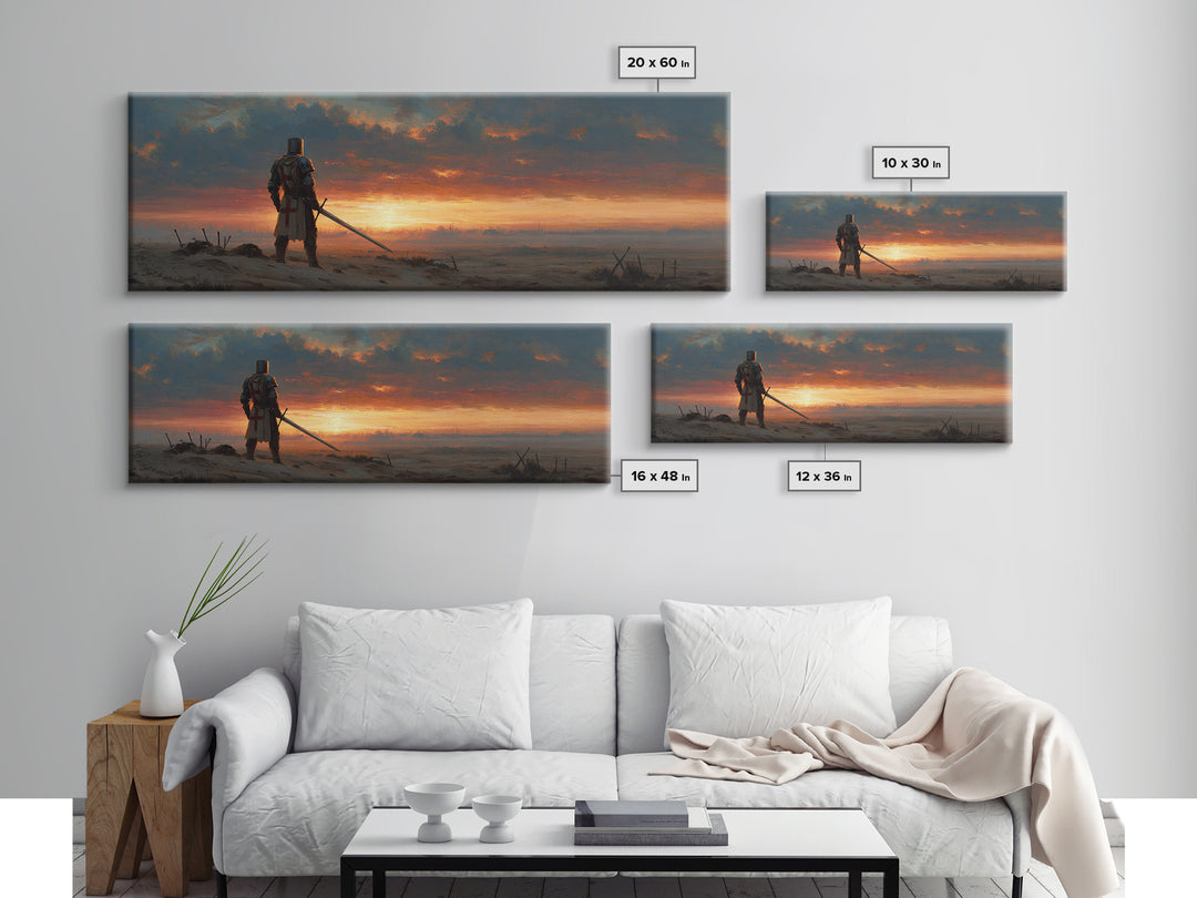 Rustic Outdoor Gear Scene With Hat, Oar, And Backpack Canvas Print Perfect For Cabin Wall Art or Adventure Home Decor