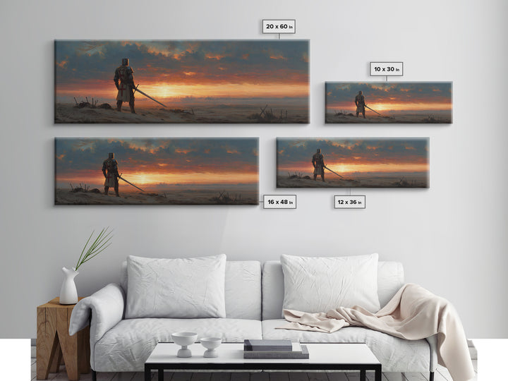 Rustic Outdoor Gear Scene With Hat, Oar, And Backpack Canvas Print Perfect For Cabin Wall Art or Adventure Home Decor