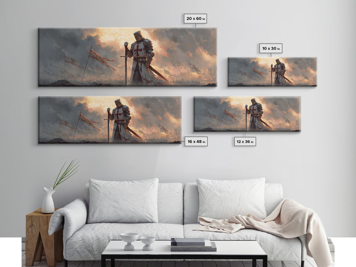 Peaceful Spiritual Study Room with Man and Child Reading Ancient Scrolls in Warm Natural Light Oil Painting Canvas Print