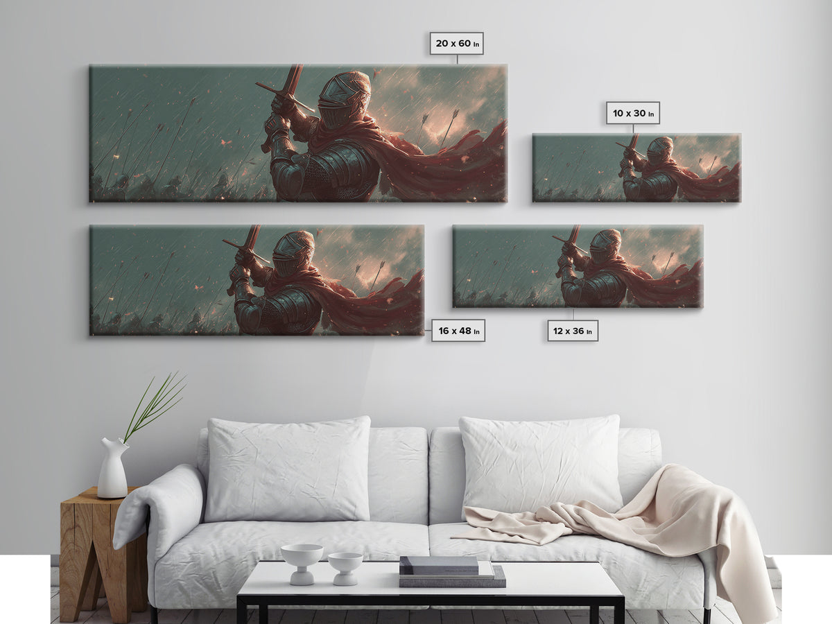Spectacular Religious Painting Of Jesus Ascending Surrounded By Light And Disciples Wall Art Framed Canvas Print