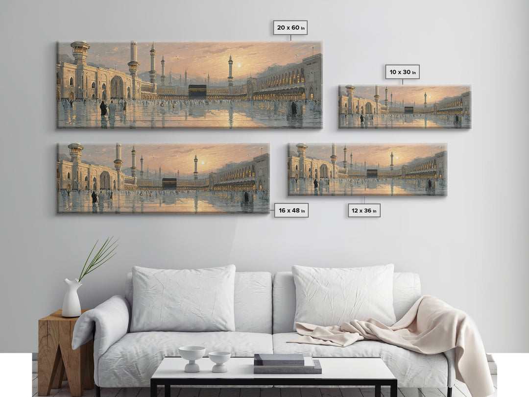 Vibrant Urban Graffiti Street Scene With Reflections Moody Wall Art Canvas Print