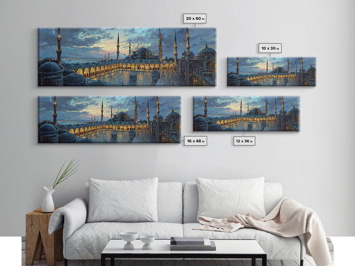 Family Gathered On Lakeside Dock Summer Scene Colorful Landscape Wall Art Framed Canvas Print For Home