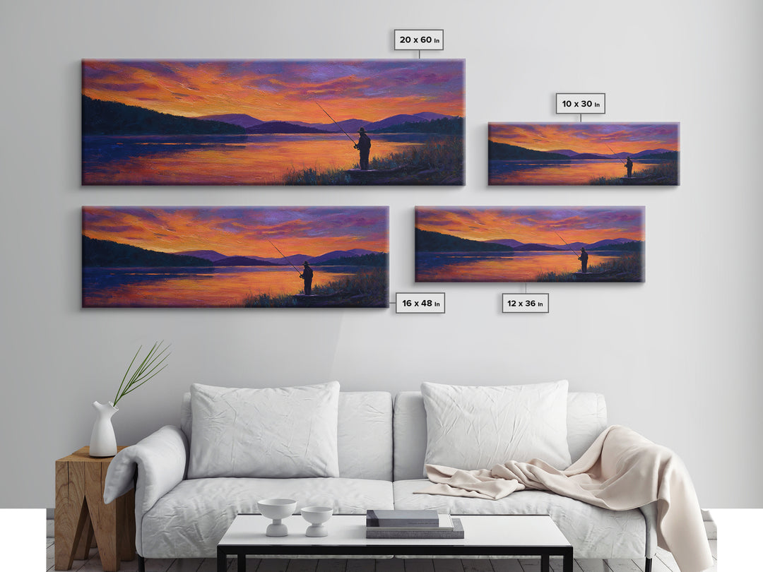 Majestic Islamic Holy Site Sunset Panorama Painting Framed Canvas Print For Spiritual Wall Decor