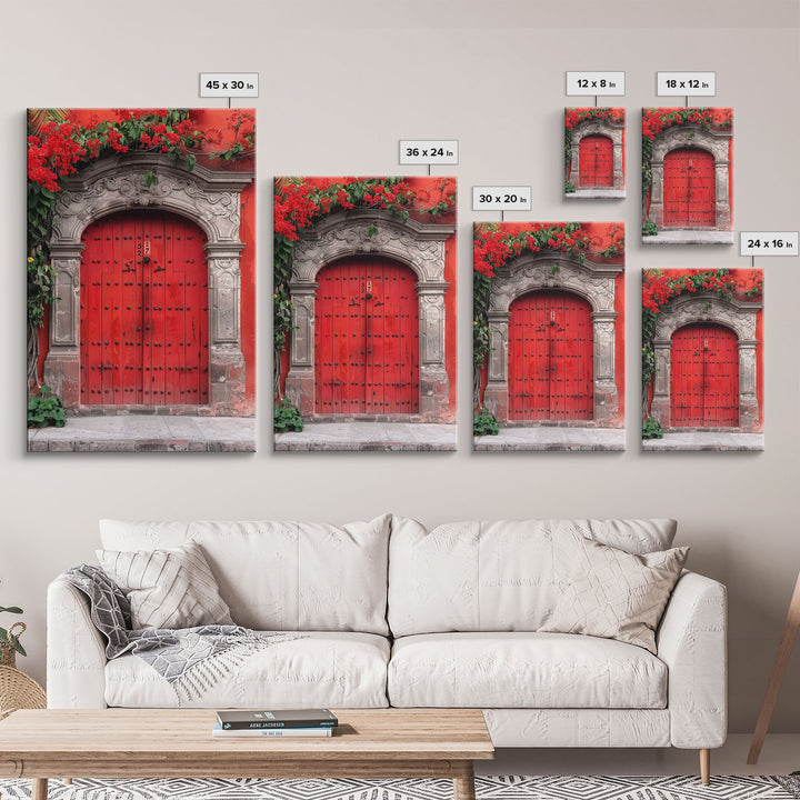 Change354 Architecture Print, 19th Century Architecture Photography, Mexico City Wall Art, Wood Framed Canvas Print