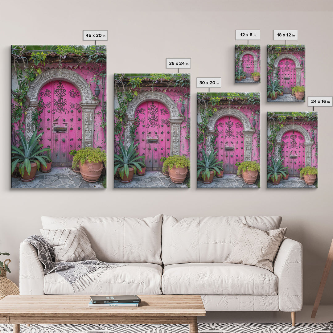 Change456 Architecture Print, 19th Century Architecture Photography, Mexico City Wall Art, Wood Framed Canvas Print