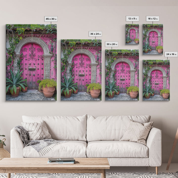 Change456 Architecture Print, 19th Century Architecture Photography, Mexico City Wall Art, Wood Framed Canvas Print