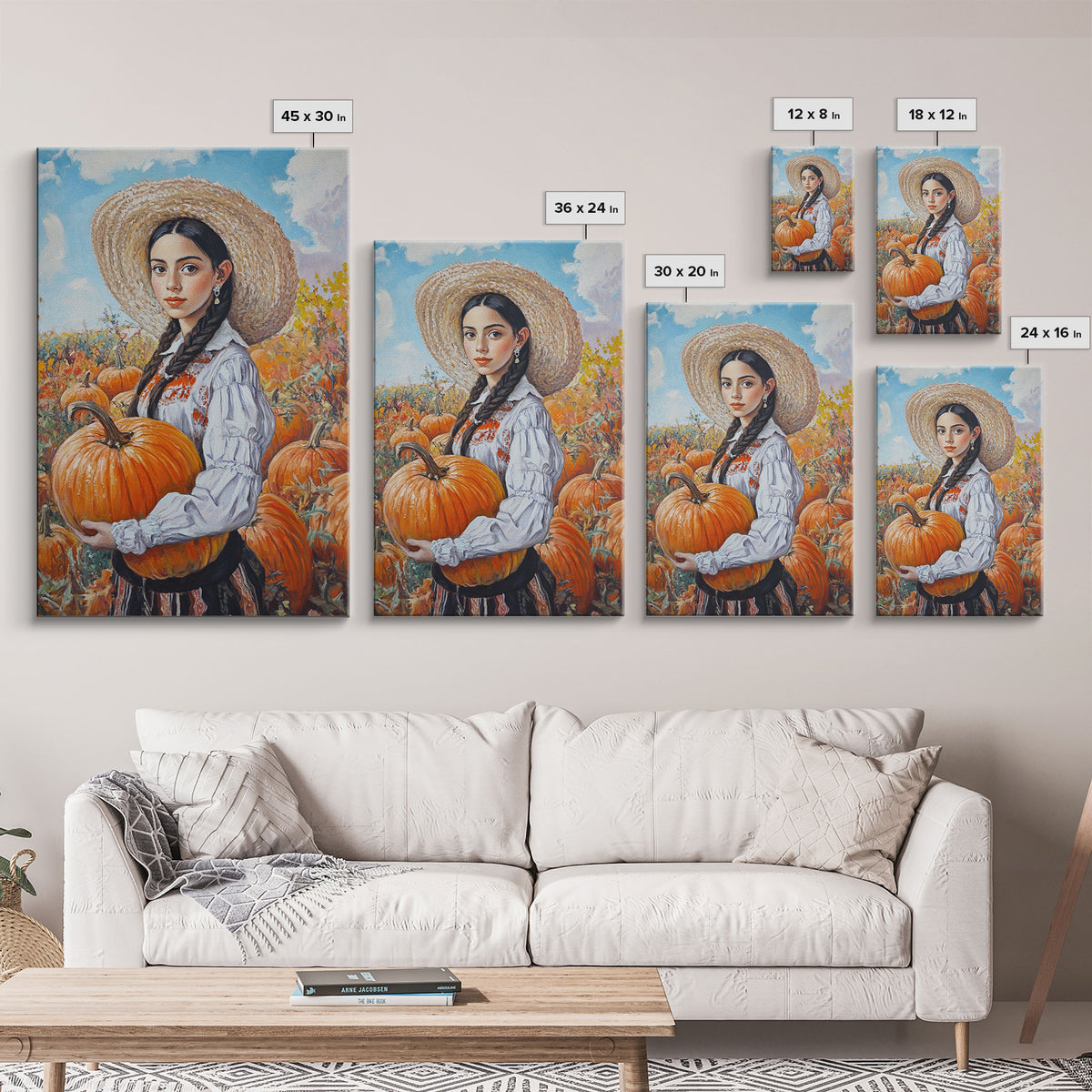 Retro Cowgirl in Pink Hat Canvas Print, Vibrant Holiday Wall Art, Christmas Decor, Christmas Wall Art, Perfect Holiday Gift, Canvas Print