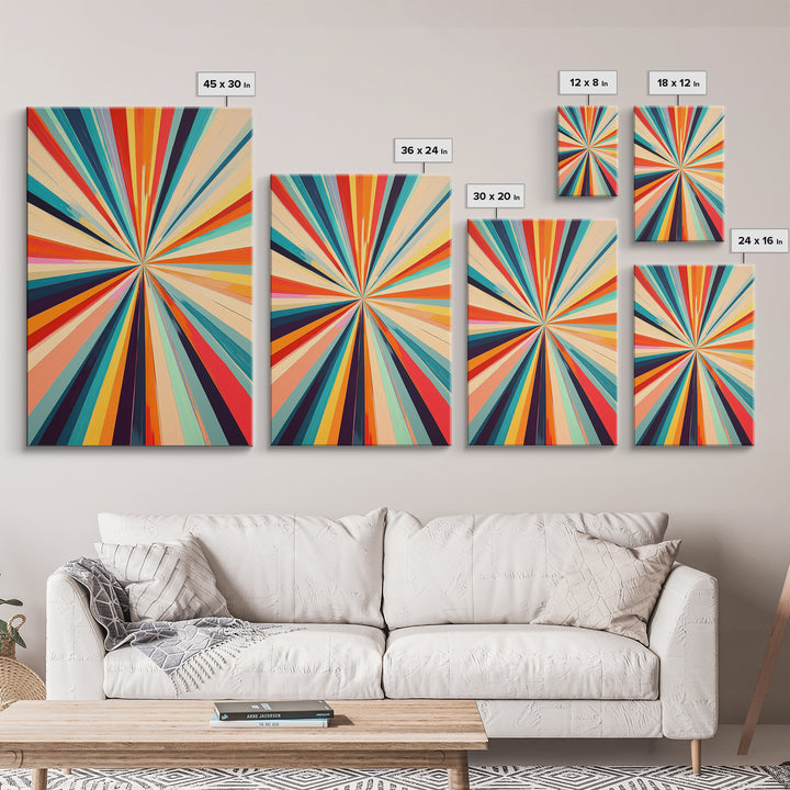 Mid Century Modern Vertical Print, Tall Narrow Art, Modern Vertical Wall Art Print, Abstract Art, Geometric Wall Art, Home Decor, Large Boho Wall Art