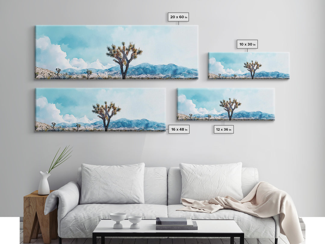 Joshua Tree Painting Print, Canvas Print, California Wall Art, California Painting, California Desert Wall Art, Landscape Paint of Joshua Tree