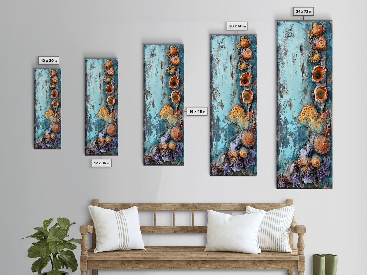 Abstract, Modern Art, Framed Canvas Print, geometric wall art, wabi sabi art, minimalist art, extra wide art, vertical wall art, gift idea