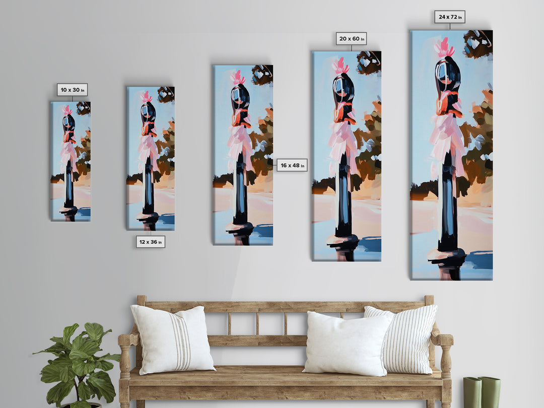 Ocean Sunset Reflection, Seaside Serenity Art, Coastal Landscape, Dreamy Beach House Decor, Pastel Nautical Aesthetic, Canvas Print