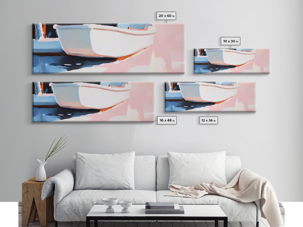Pastel Bathtub, Soft Interior, Cozy Minimalist, Self Care Aesthetic, Spa Wall Art, Canvas Print, Bathroom Decor, Relaxing Home Style