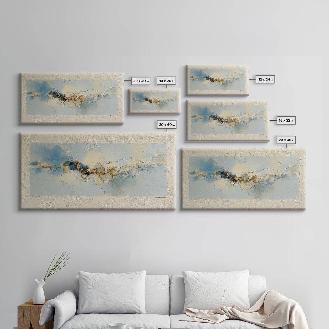 Minimal Two Figure Line Drawing Canvas Print, Above Bed Art, Printable Wall Art, Bedroom Decor, Oil Painting, Serenity, ABA-2x1-52