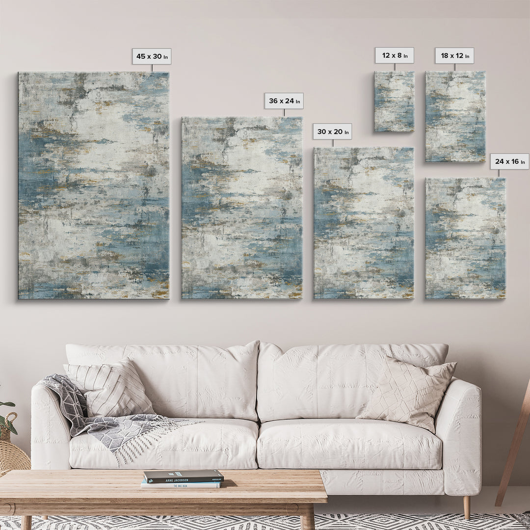 Japandi Ink Shapes Framed Canvas Print, Above Bed Art, Statement Artwork, Bedroom Decor, Fine Art, Serenity, Printable Wall Art, ABA-2x3-2