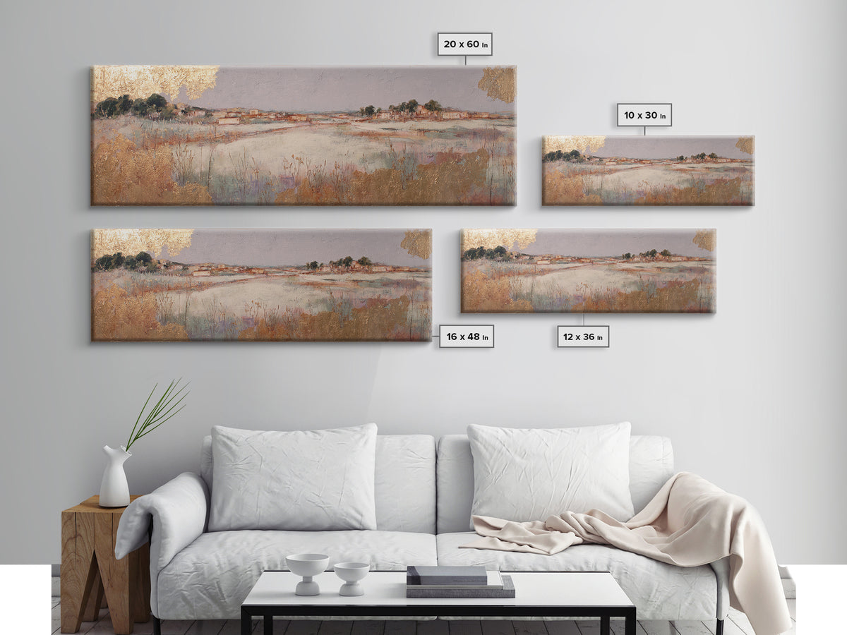 Oversized Lavender Field Framed Canvas Print, Above Bed Art, Wall Art, Bedroom Decor, Fine Art, Serenity, Digital Print, ABA-3x1-59