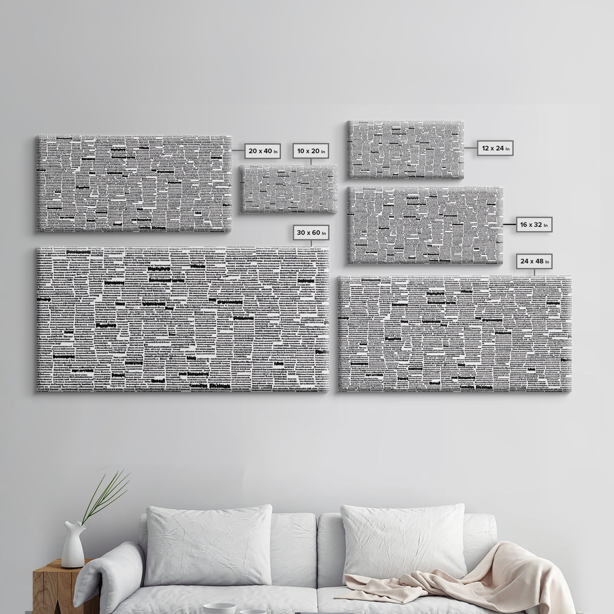 Black White Typographic Africa Map Wall Art, Modern African Art Print, Afrocentric Office Decor, Cultural Statement Piece