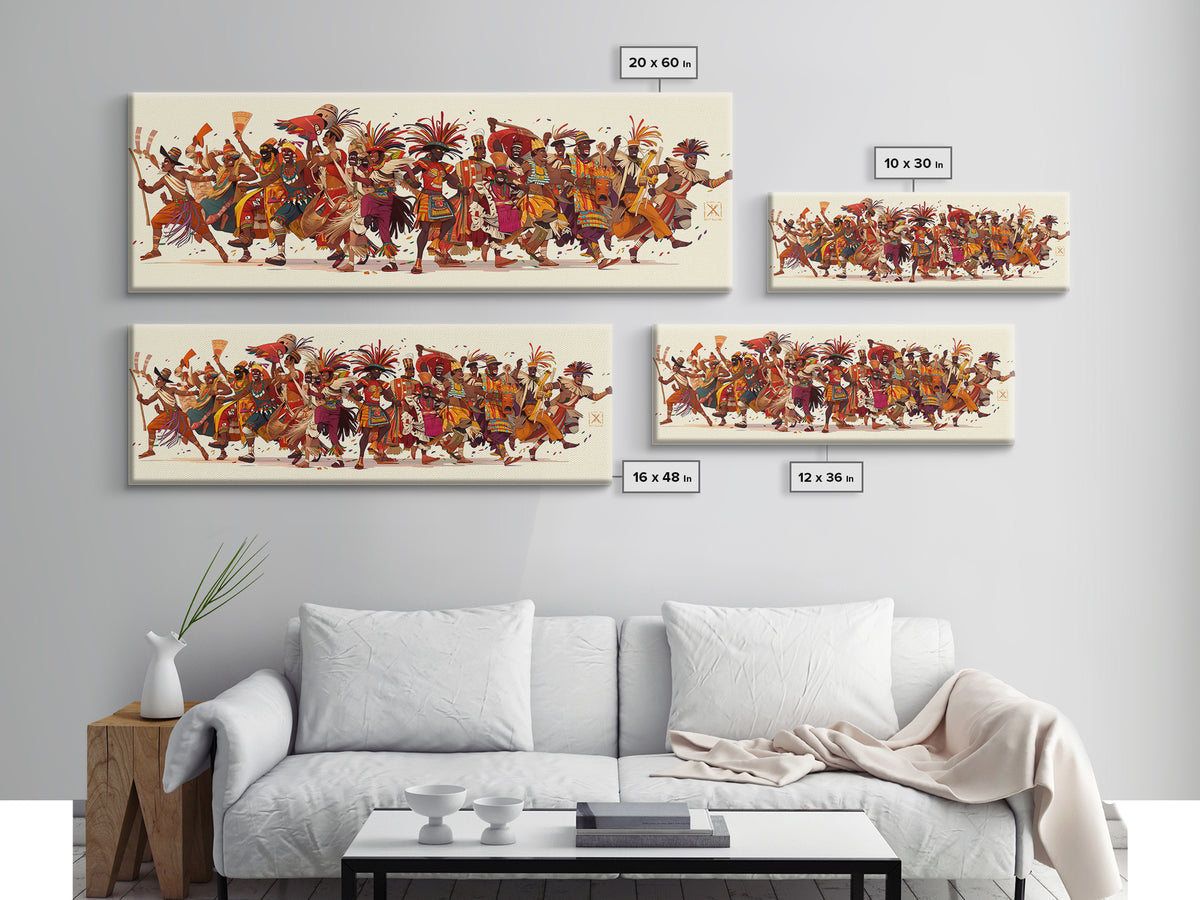Colorful African Celebration Dancers In Traditional Dress Wall Art, African Women Art, Afrocentric Prints, Cultural Wall Decor