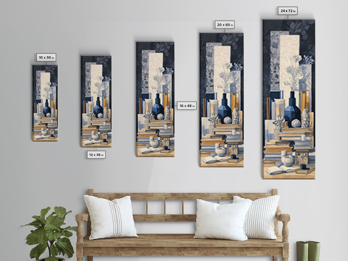 Sunlit Interior Still Life Canvas Print, Art, Ai Art, Living Room Decor, Fine Art, Home Decor, Gallery Decor, ART-1x3-2