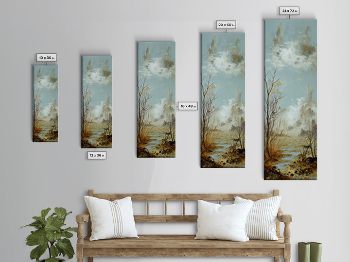 Surreal Dream Landscape Canvas Print, Art, Boho Decor, Living Room Decor, Fine Art, Printable Wall Art, Wall Art Prints, ART-1x3-23
