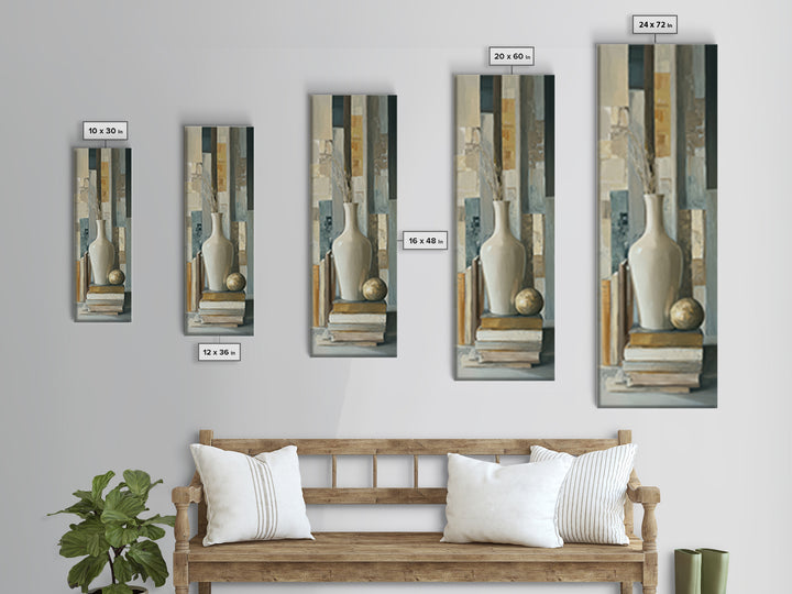Sunlit Interior Still Life Framed Canvas Print, Art, Printable Art, Living Room Decor, Fine Art, Statement Artwork, ART-1x3-50